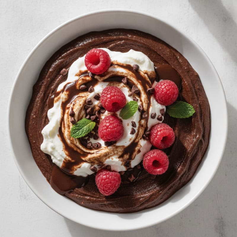 Silky Chocolate Protein Pudding
