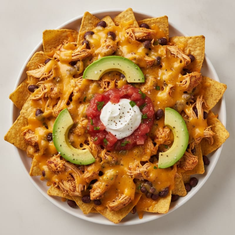 Chicken Protein Nachos