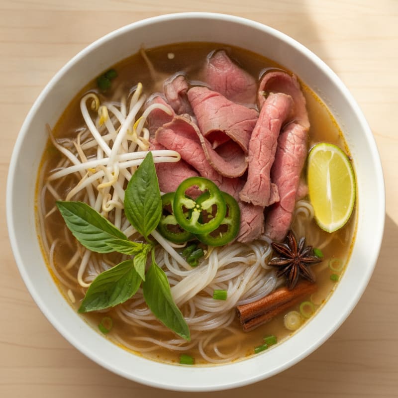 Vietnamese Beef Noodle Soup (Pho)