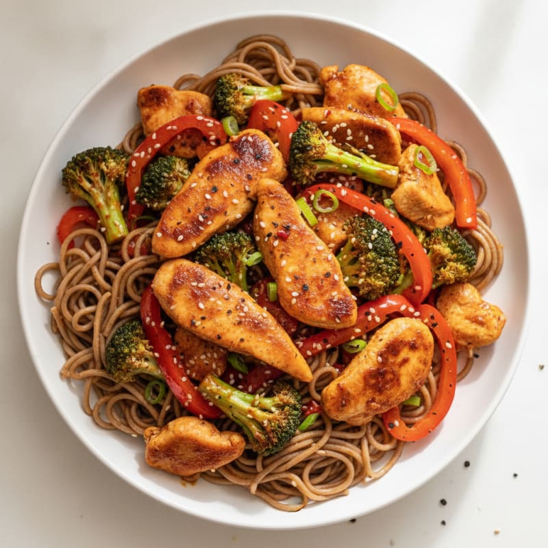 Spicy Gochujang Chicken Stir-Fry