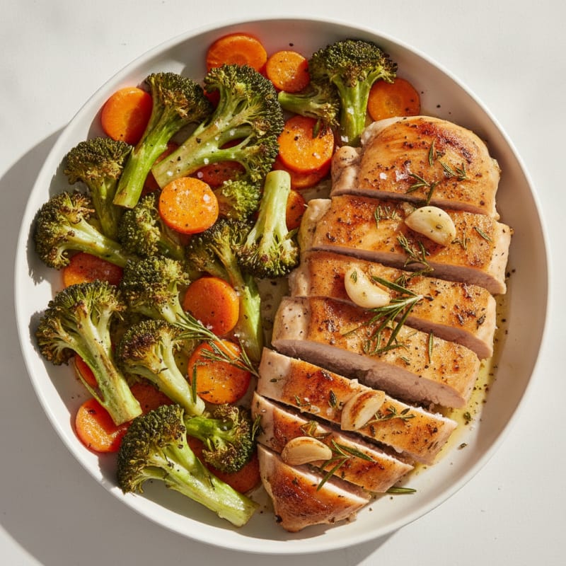 Garlic Herb Roasted Chicken