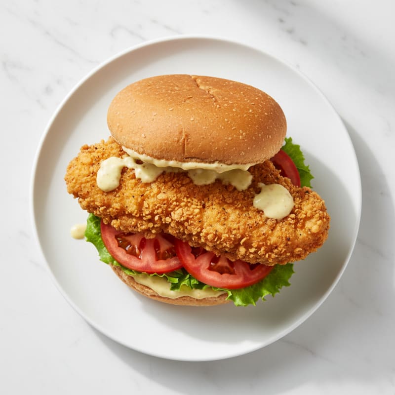 Crispy Buttermilk Fried Chicken Sandwich
