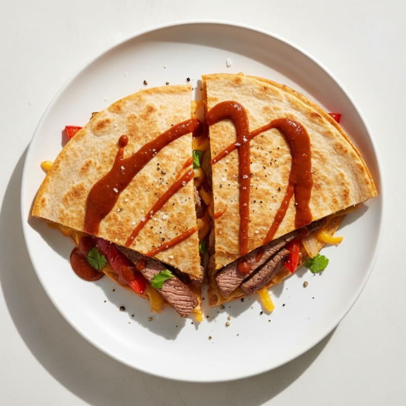 Crispy Chipotle Steak Quesadillas