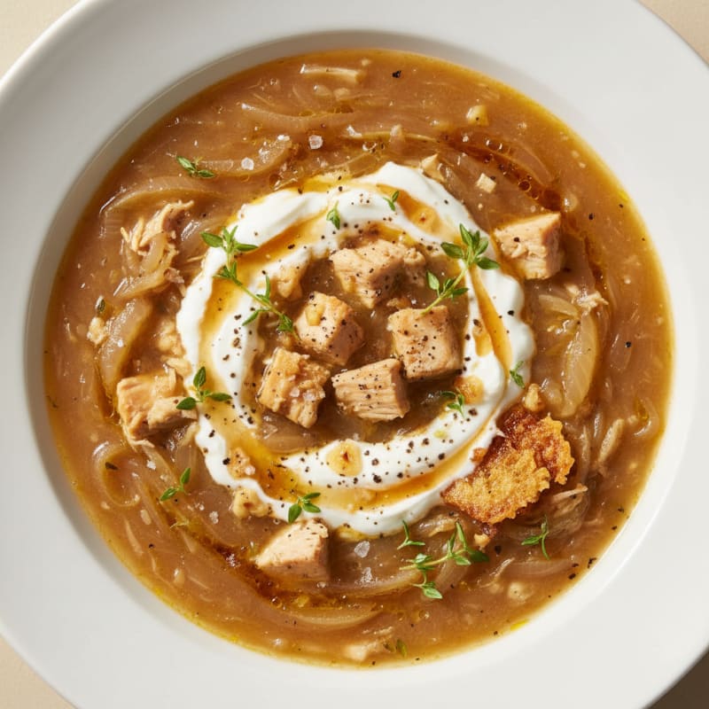 Creamy Caramelized Onion Soup
