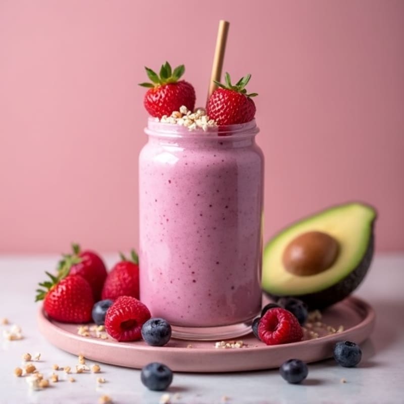Creamy Berry Protein Smoothie