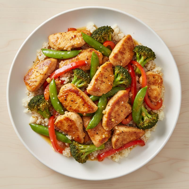 Orange Glazed Chicken Stir-Fry