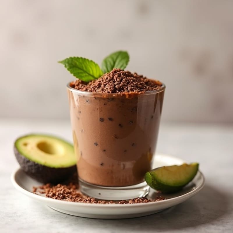 Chocolate Protein Pudding with Chia Seeds