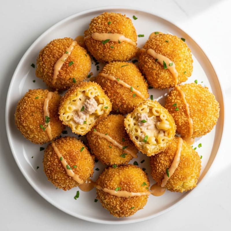 Crispy Golden Mac and Cheese Bites