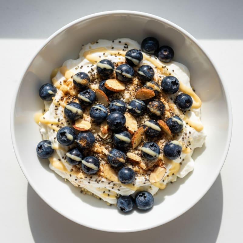 Creamy Berry Yogurt Crunch Bowl