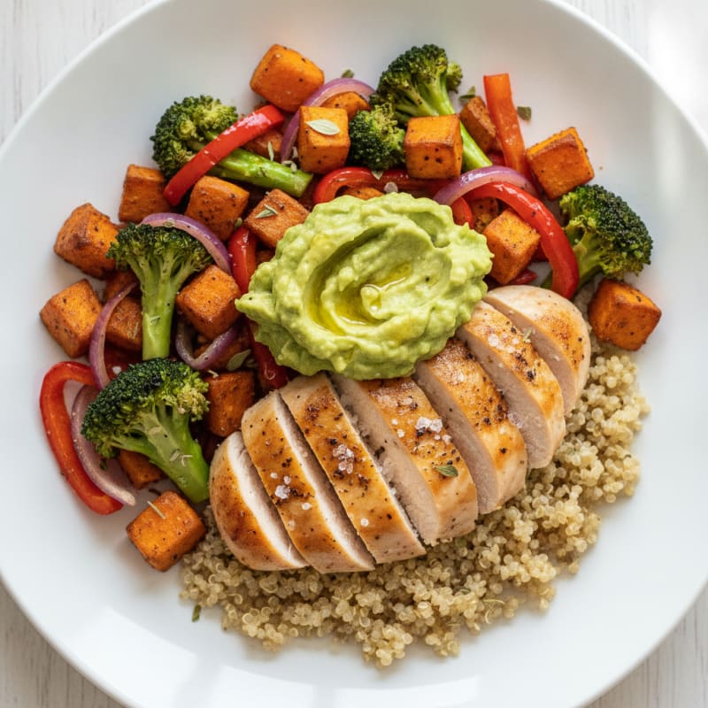 Chicken and Roasted Vegetable Medley