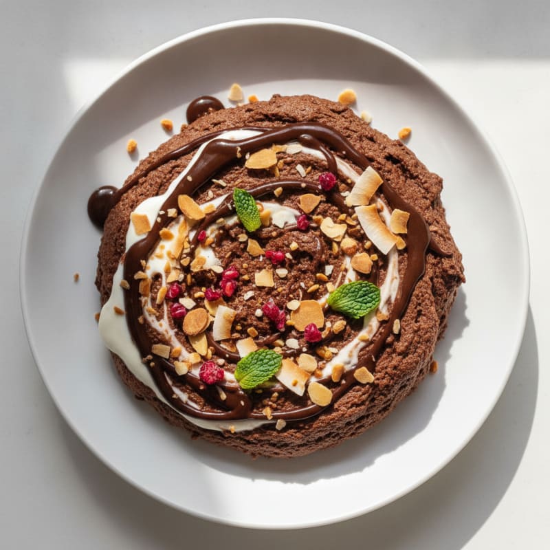 Silky Chocolate Protein Mousse with Greek Yogurt
