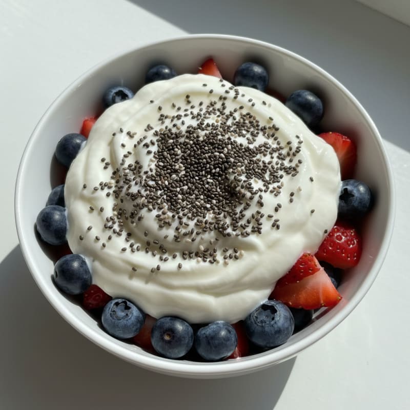 Greek Yogurt Berry Parfait with Protein Powder