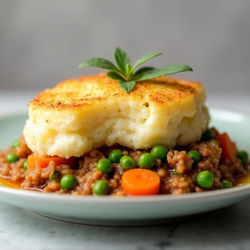 Cauliflower-Topped Turkey Shepherd's Pie