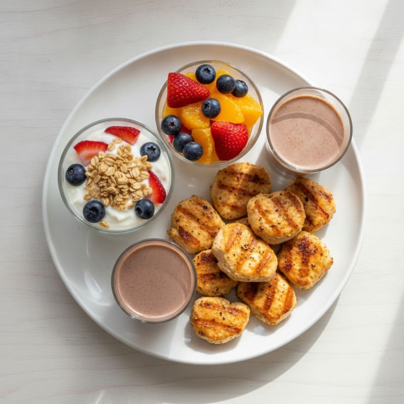 Grilled Chicken Nugget Lunch Combo