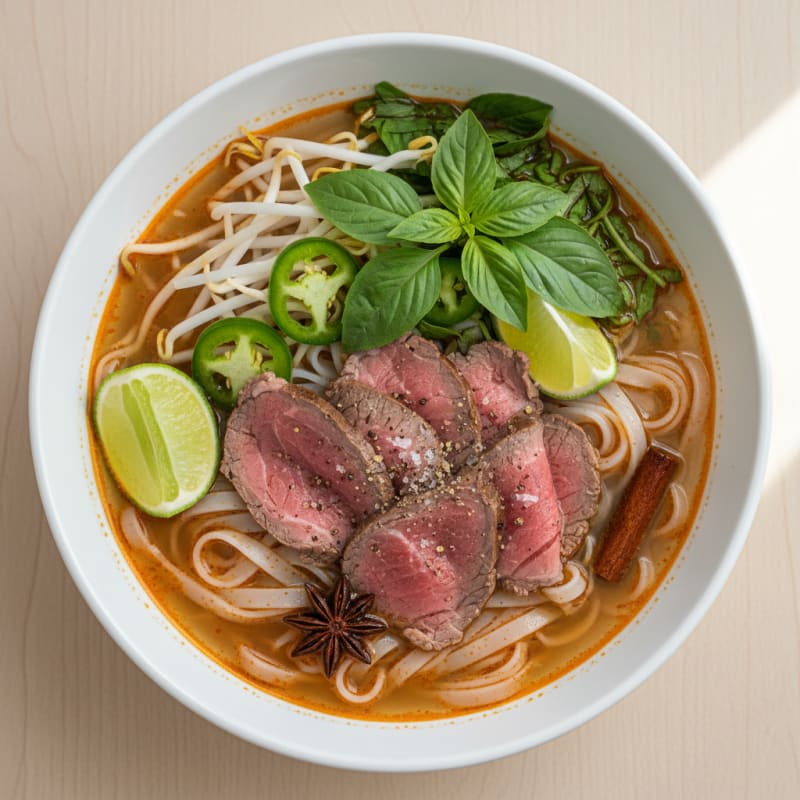Vietnamese Beef Noodle Soup (Pho)