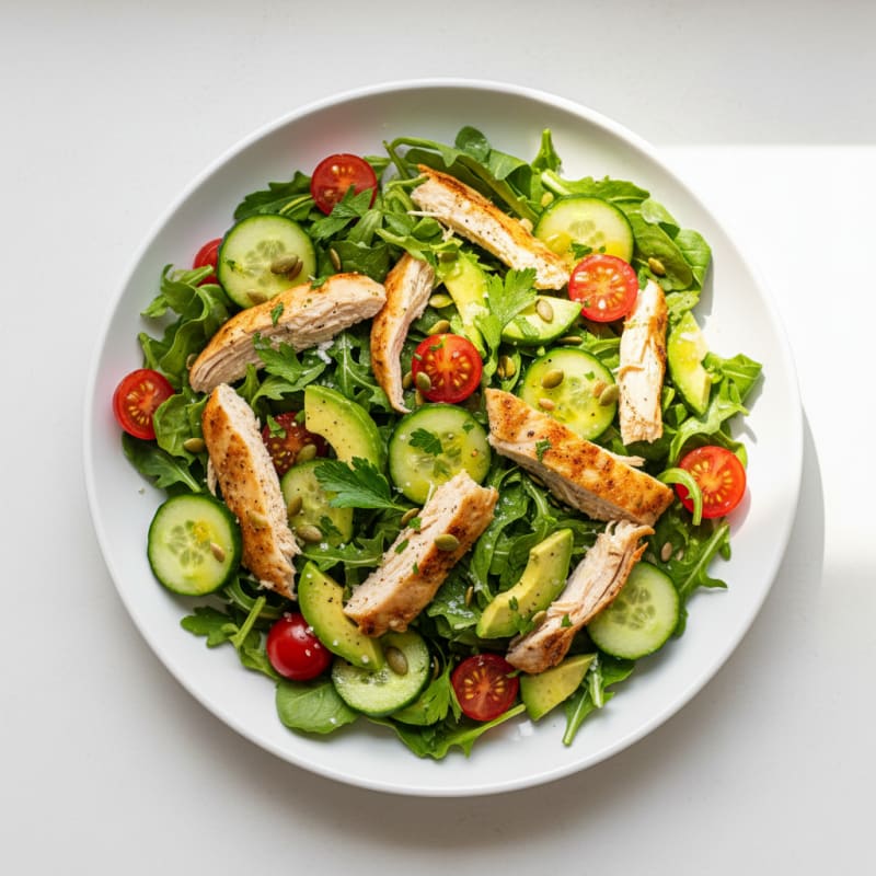 Quick Lemon Herb Chicken Salad