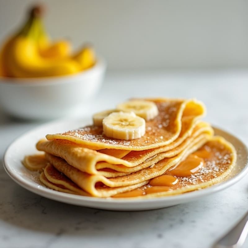 Protein-Packed Almond Butter Banana Crepes