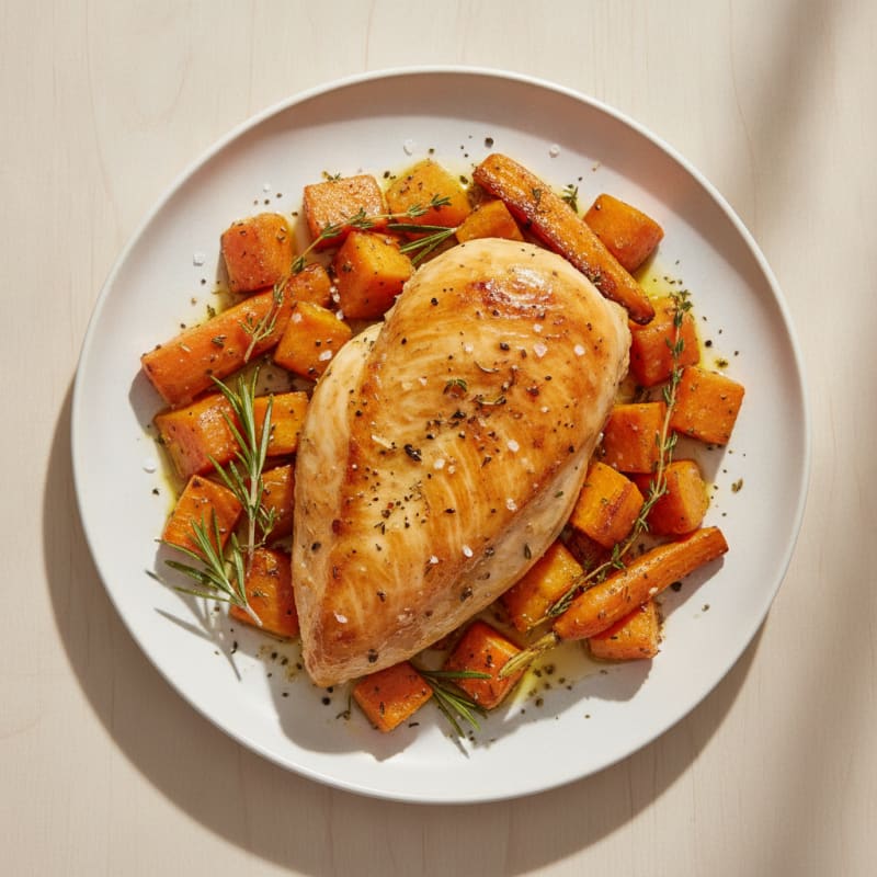 Herb-Roasted Chicken with Root Vegetables
