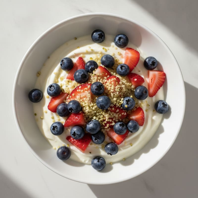 Sweet Greek Yogurt with Berries