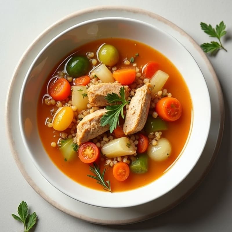 Hearty Herb Chicken Vegetable Soup