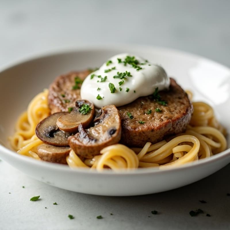 Lean Beef Creamy Mushroom Stroganoff