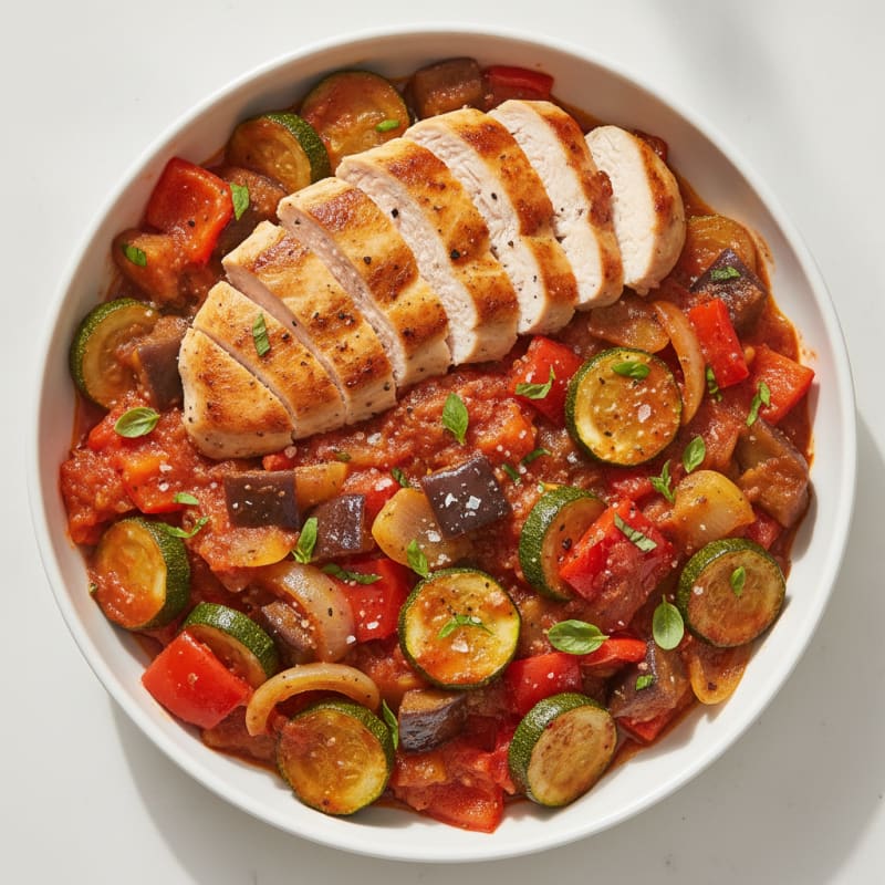 Roasted Vegetable Ratatouille with Herbs