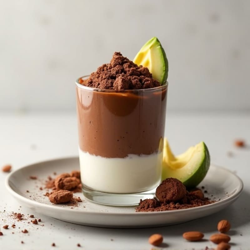 Silky Chocolate Protein Pudding with Greek Yogurt