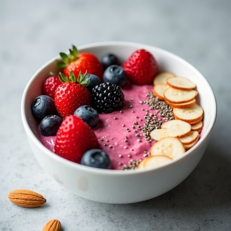 Protein-Packed Greek Yogurt Berry Bowl