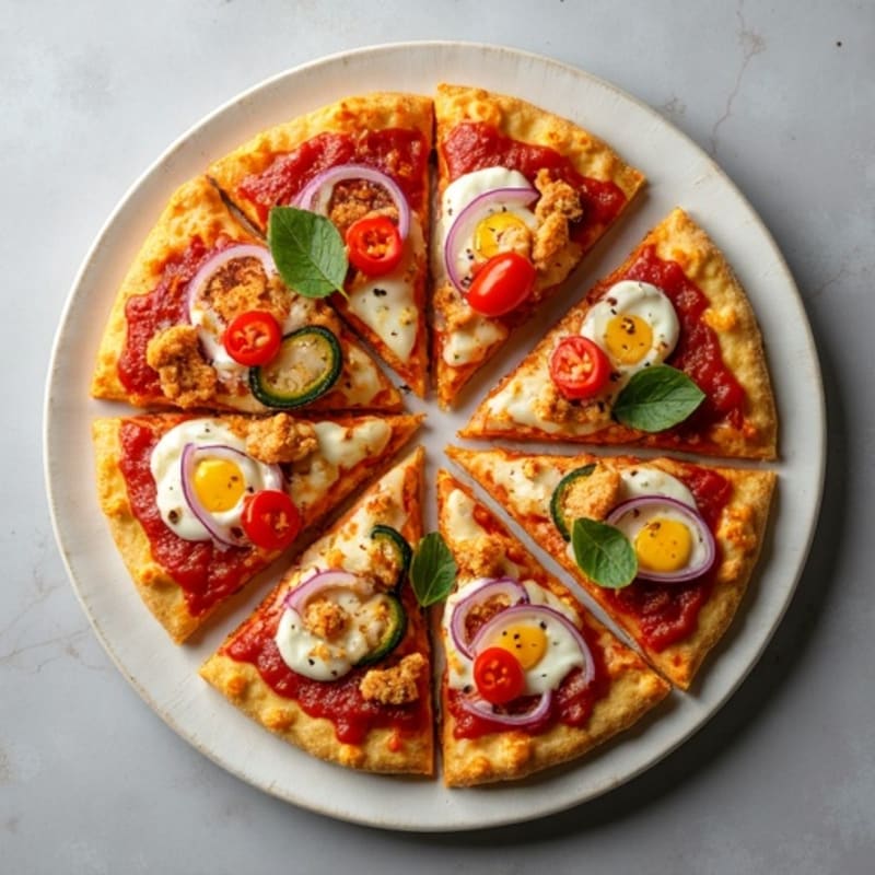 Healthy Crispy BBQ Ranch Chicken Pizza