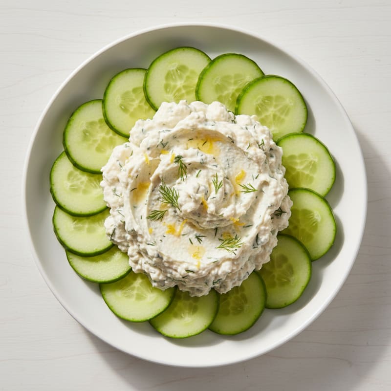 High-Protein Sardine Mousse with Lemon and Cottage Cheese