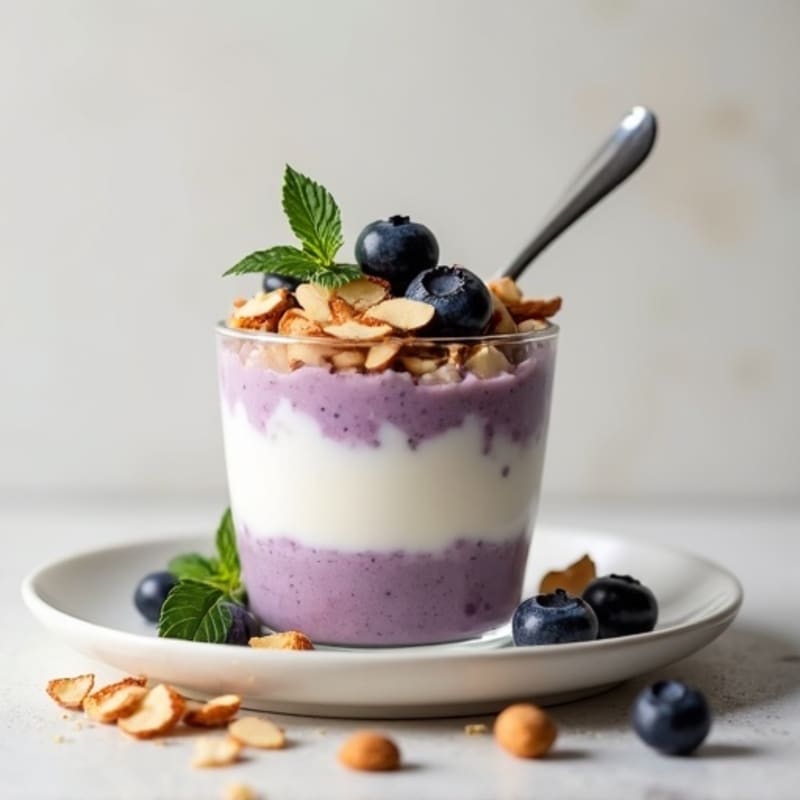 Silky Vanilla Protein Greek Yogurt Parfait