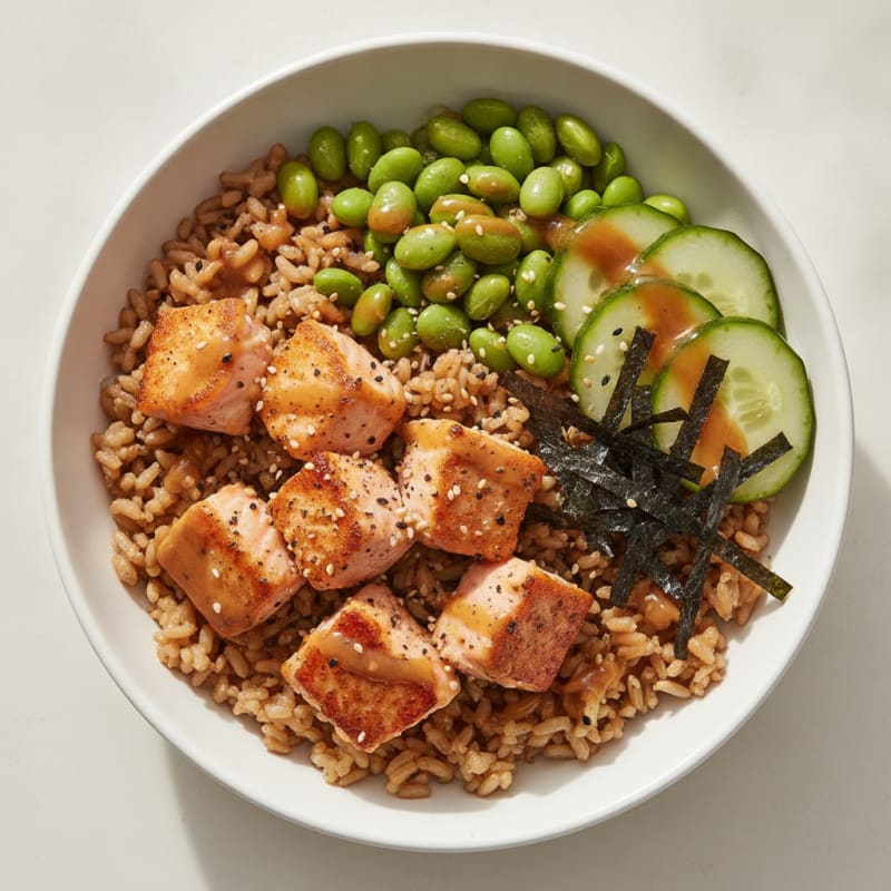 Salmon Sushi Rice Bowl