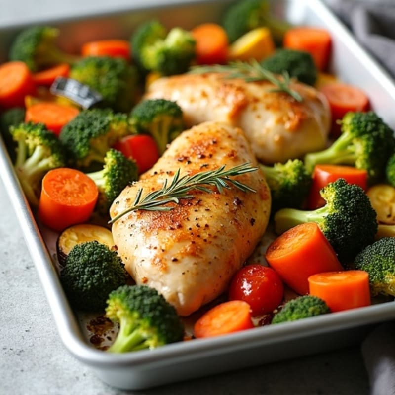 Sheet Pan Lemon Herb Chicken and Roasted Vegetables