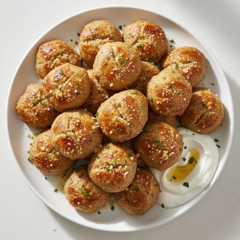 Garlic Parmesan Pretzel Bites