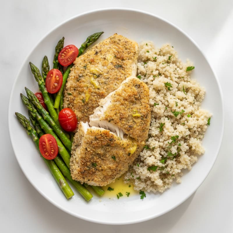 Lemon Herb Baked Tilapia