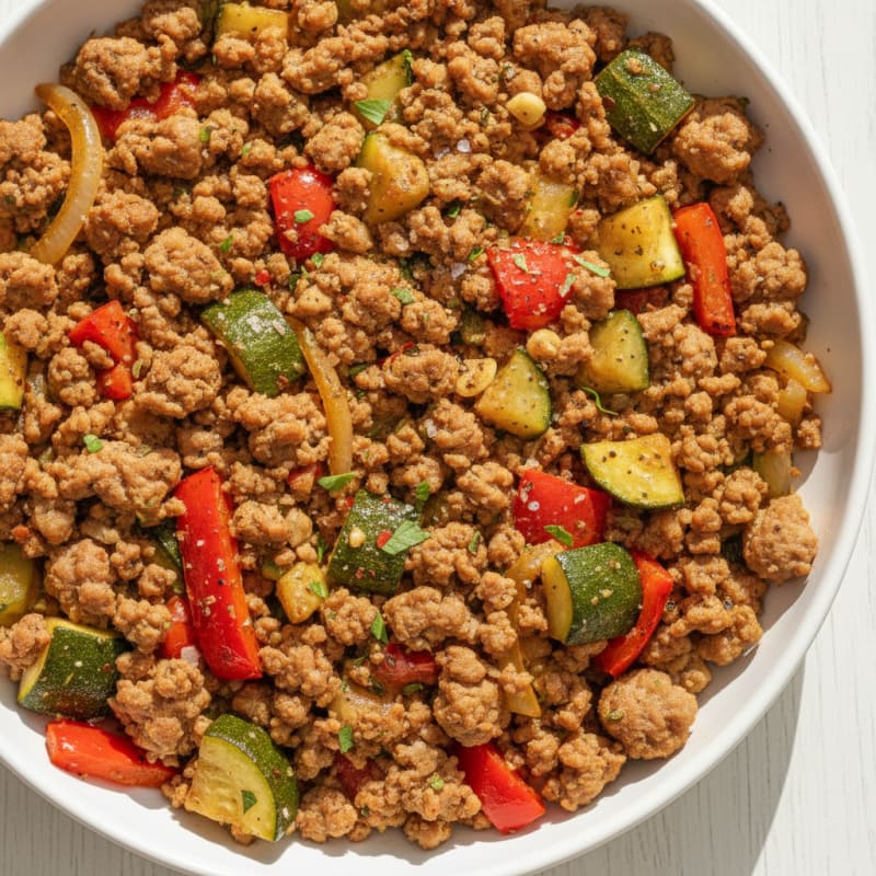 Savory Turkey and Vegetable Skillet
