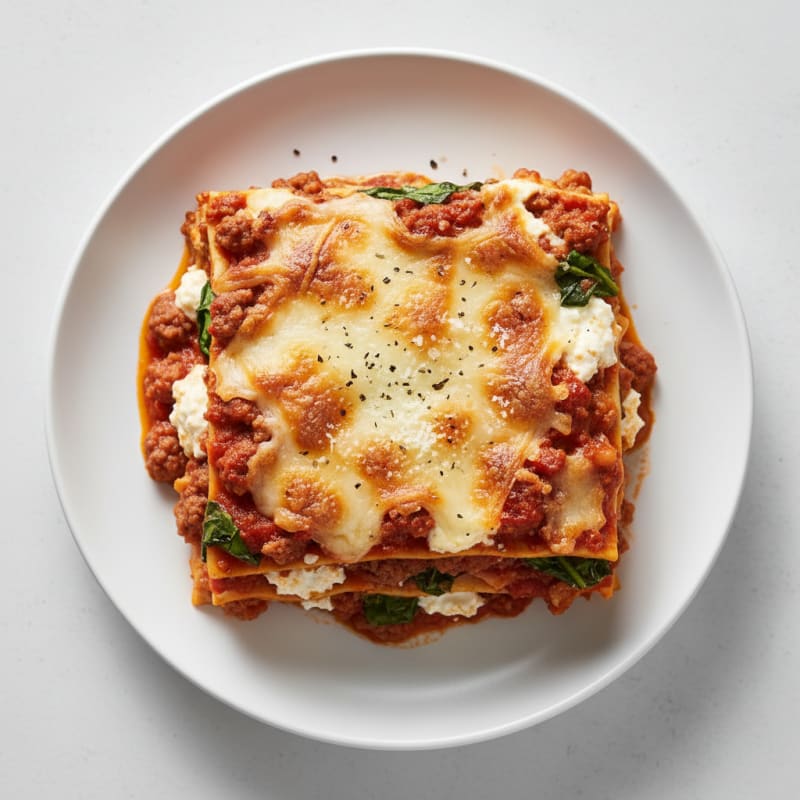 Classic Beef and Ricotta Lasagna Bake