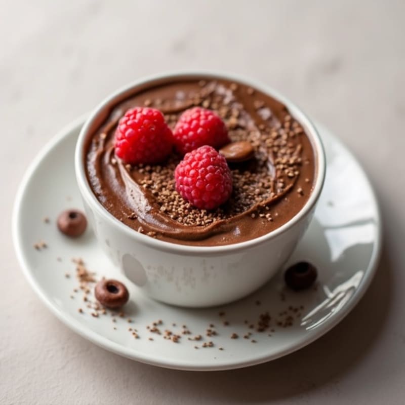 Silky Chocolate Protein Pudding with Greek Yogurt