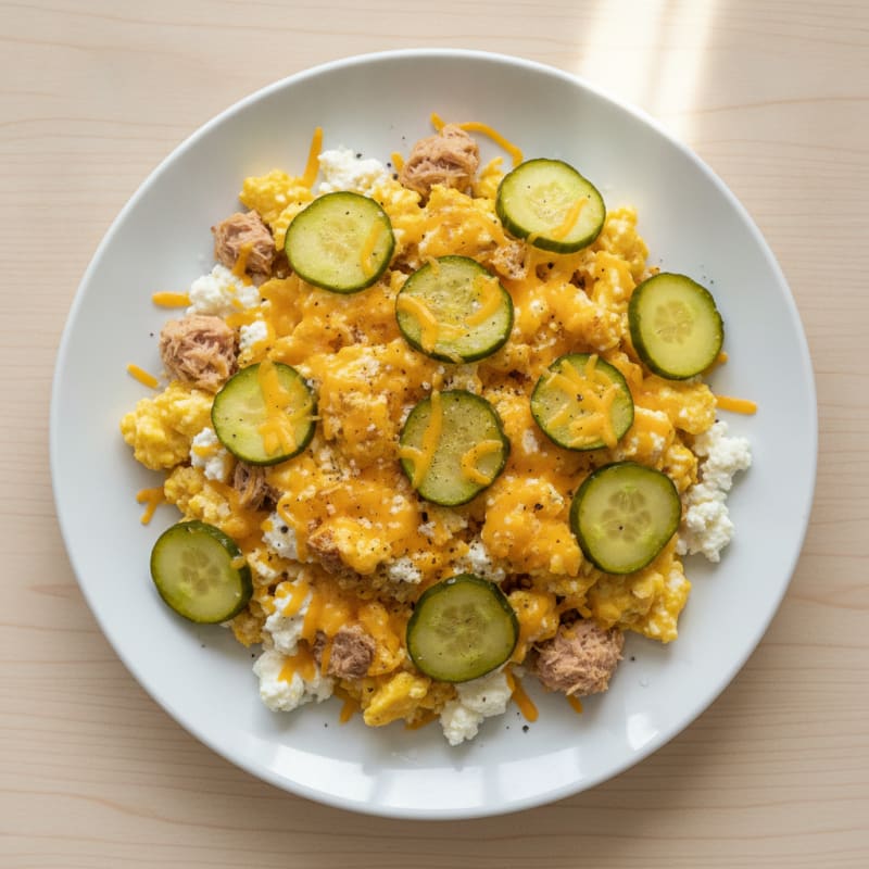 Savory Cottage Cheese Egg Scramble