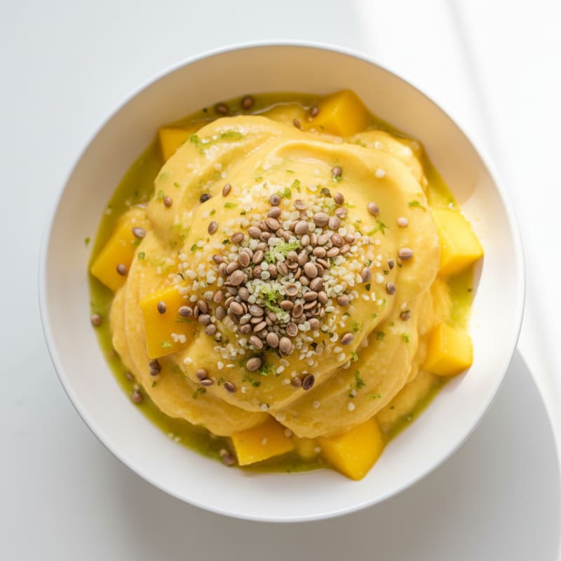Tropical Mango Lime Protein Sorbet