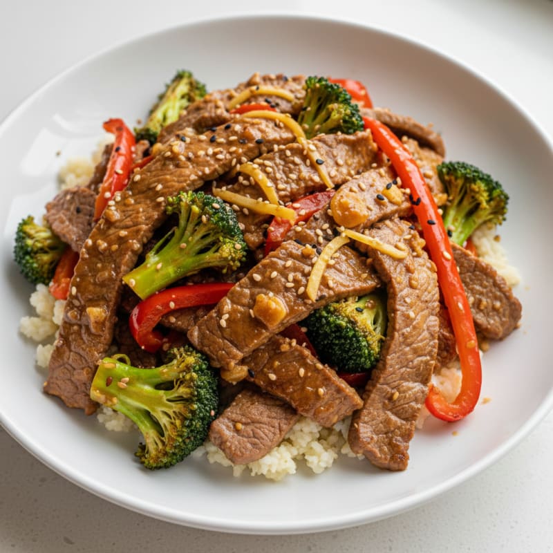 Tender Sesame-Ginger Beef Stir-Fry