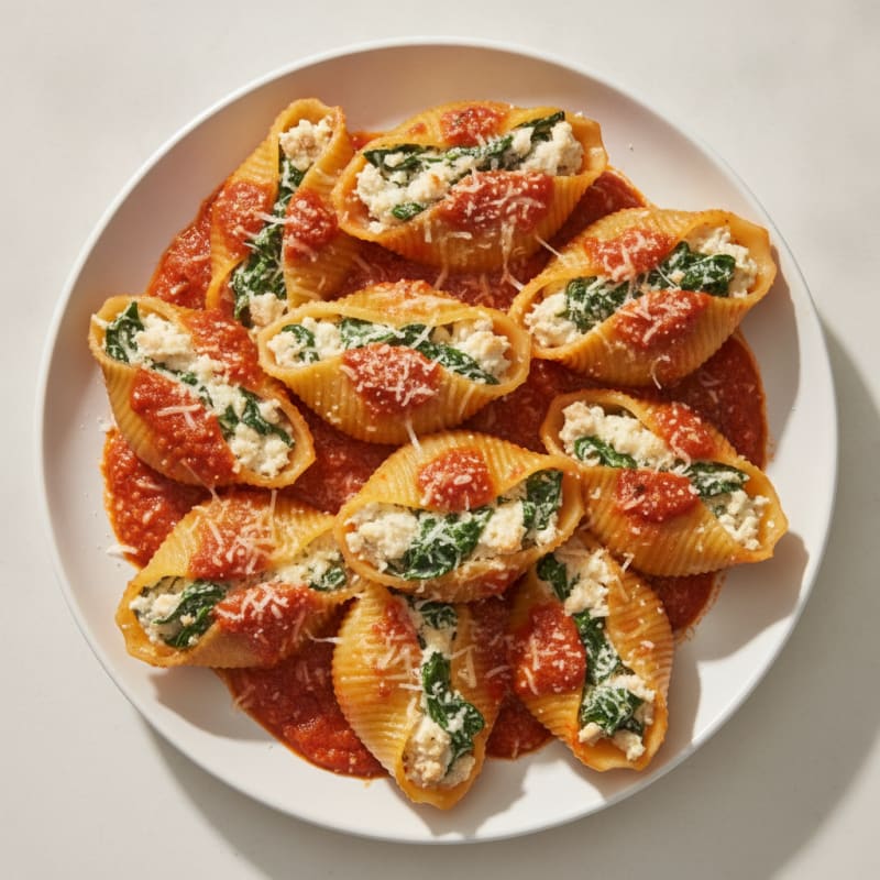 Spinach & Ricotta Stuffed Shells