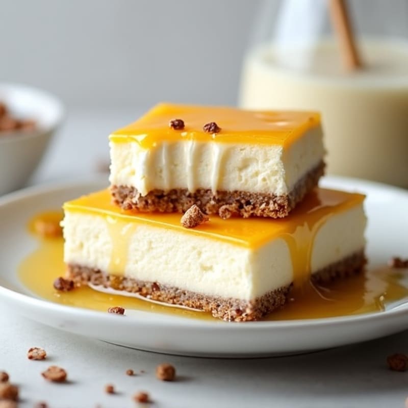 Greek Yogurt Protein Cheesecake Bars