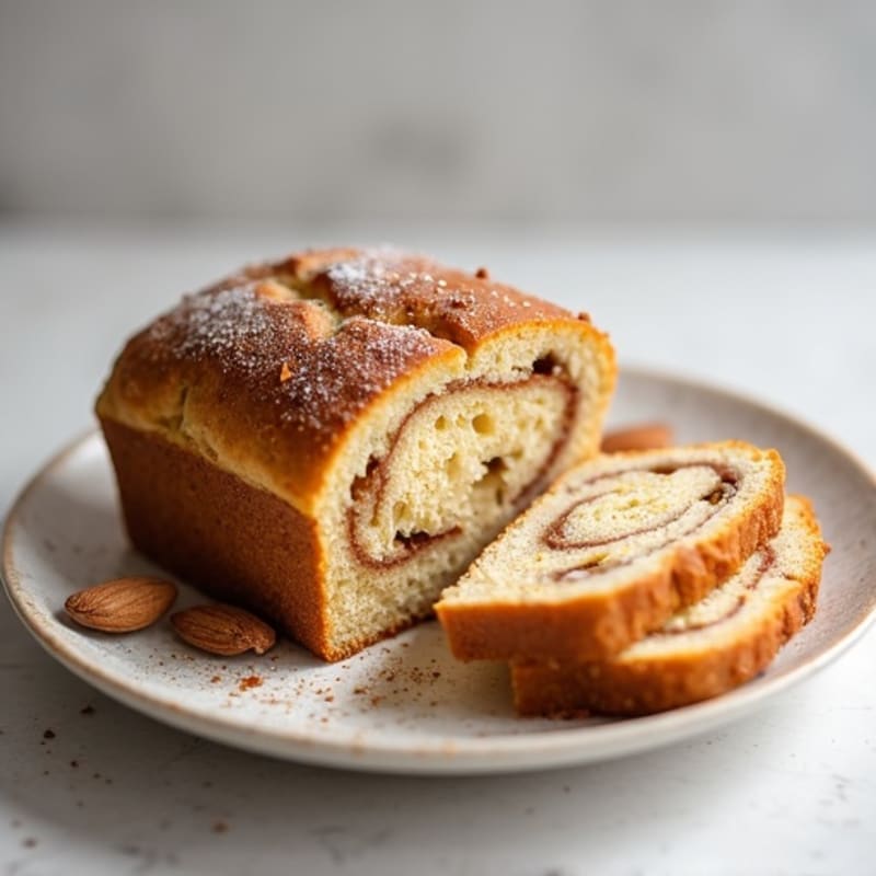 Protein-Packed Almond Flour Cinnamon Swirl Bread
