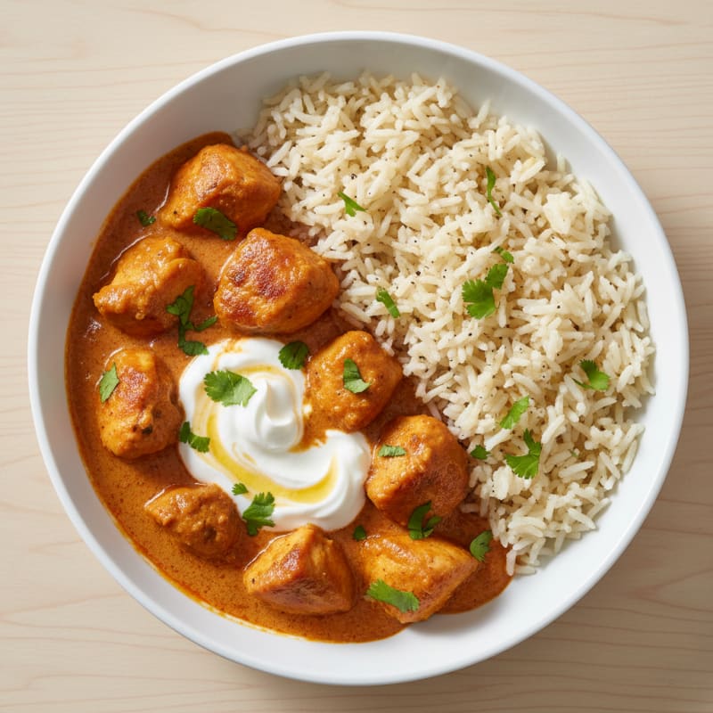 Spiced Butter Chicken with Basmati Rice