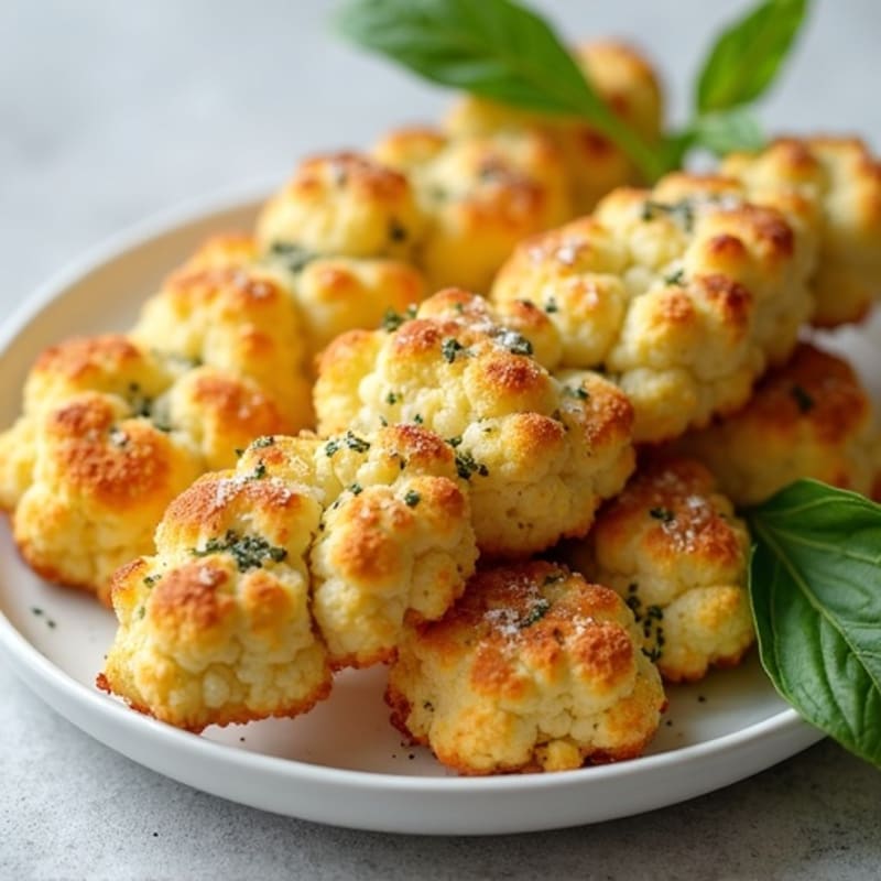 Herb-Roasted Cauliflower Breadsticks with Garlic