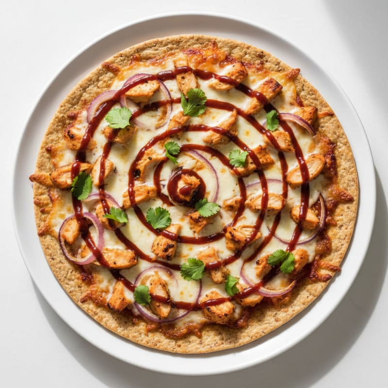 Crispy BBQ Chicken and Caramelized Onion Pizza