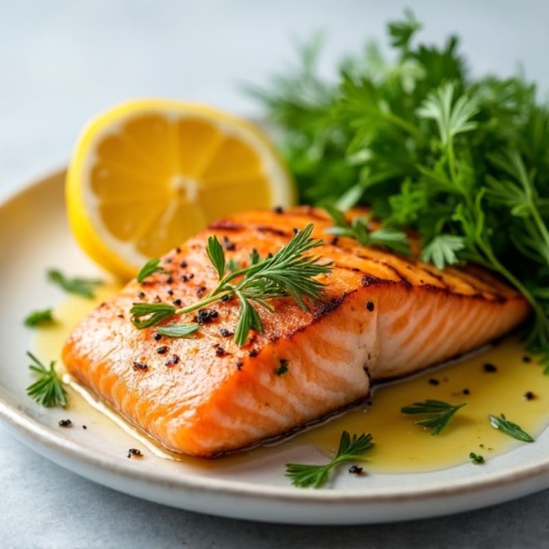 Citrus-Herb Grilled Salmon with Fresh Herbs