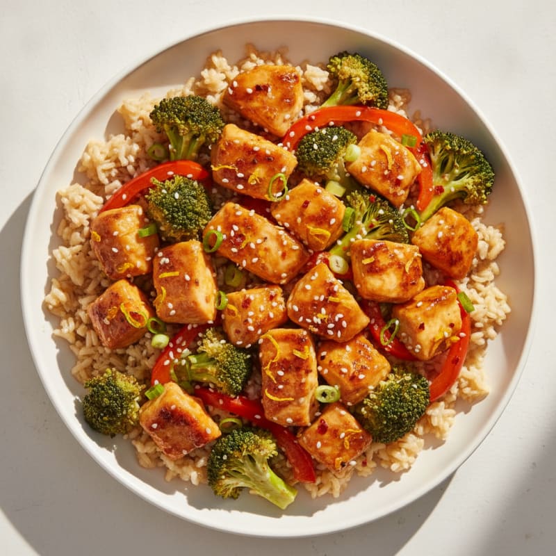 Orange Glazed Chicken Stir-Fry