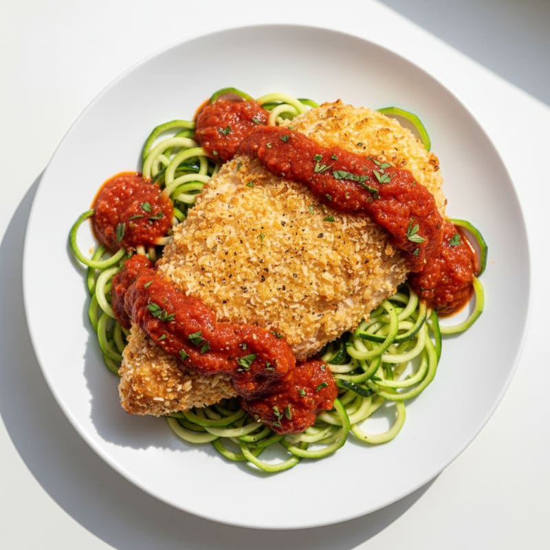 Parmesan-Crusted Chicken with Marinara